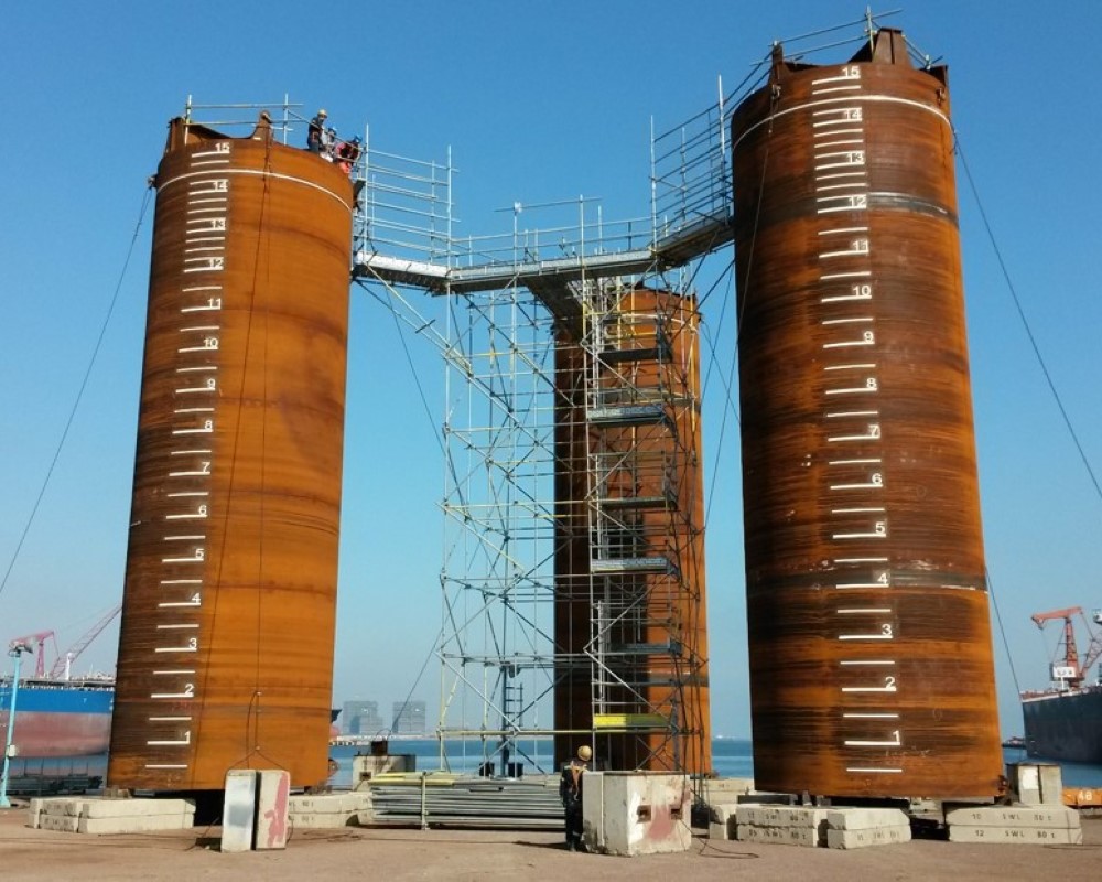 O&G TOPSIDE NL1008 Modular supply of self supporting pipe bridge Jord